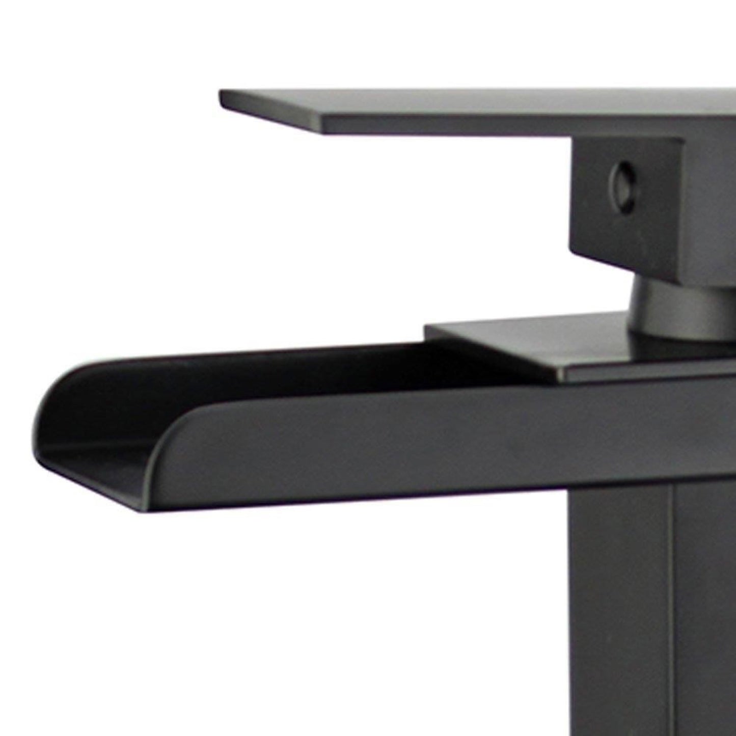 Oviedo Single Handle Bathroom Vanity Faucet in Black