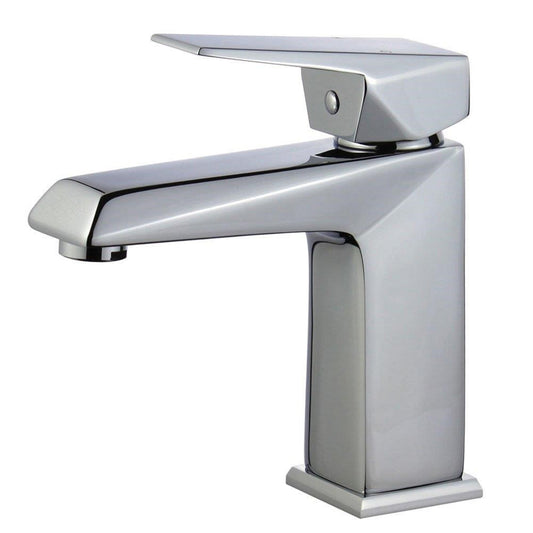 Valencia Single Handle Bathroom Vanity Faucet in Polished Chrome