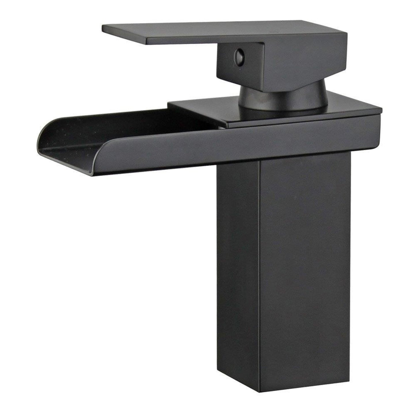 Pampalona Single Handle Bathroom Vanity Faucet in Black