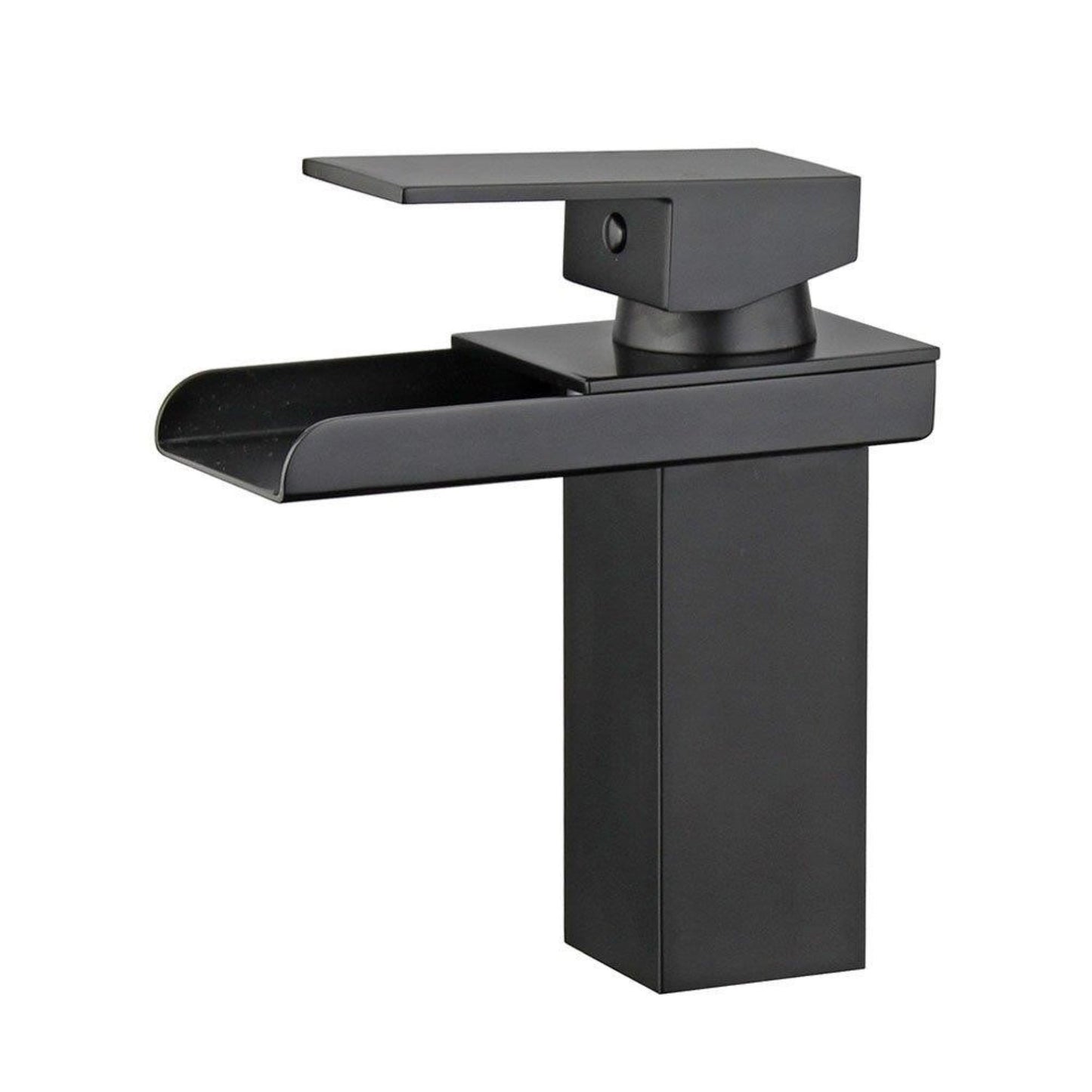 Pampalona Single Handle Bathroom Vanity Faucet in Black
