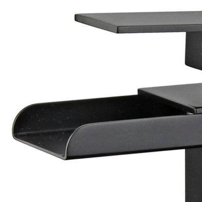 Pampalona Single Handle Bathroom Vanity Faucet in Black