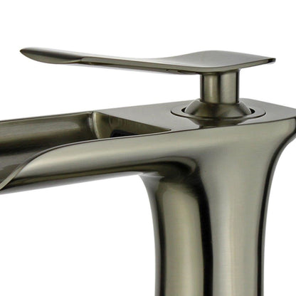 Logrono Single Handle Bathroom Vanity Faucet in Brushed Nickel