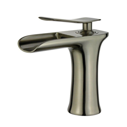 Logrono Single Handle Bathroom Vanity Faucet in Brushed Nickel