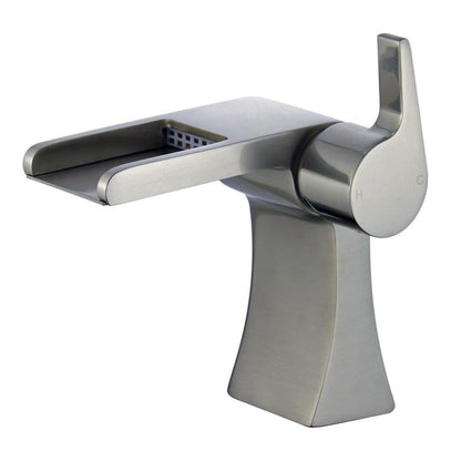 Salamanca Single Handle Bathroom Vanity Faucet in Brushed Nickel