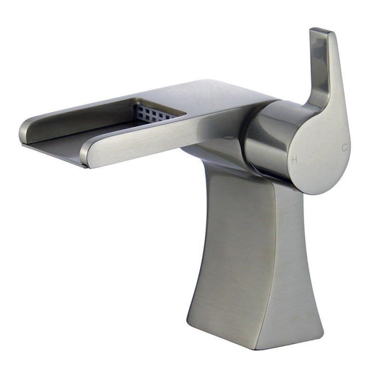 Salamanca Single Handle Bathroom Vanity Faucet in Brushed Nickel