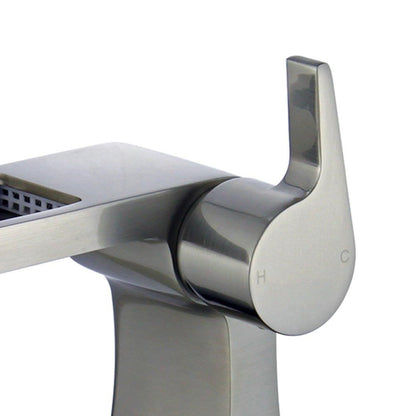 Salamanca Single Handle Bathroom Vanity Faucet in Brushed Nickel