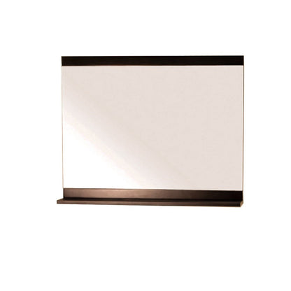 Wood Frame Mirror in Walnut