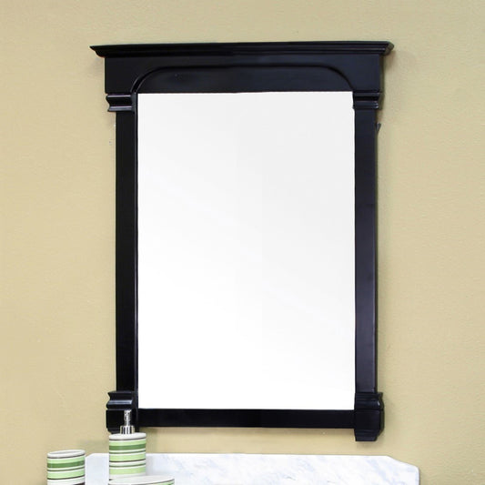 36" Solid wood frame mirror espresso