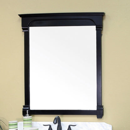 42" Solid wood frame mirror espresso