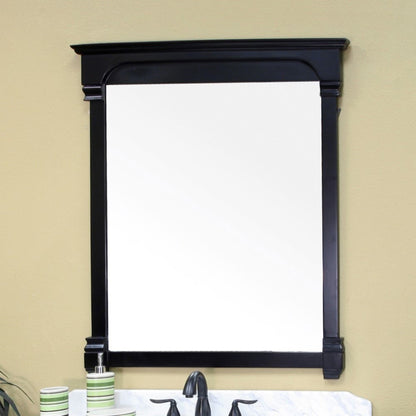 42" Solid wood frame mirror espresso