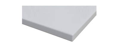 Forever 24" Single Hole White Quartz Countertop with Rectangular Ceramic Sink