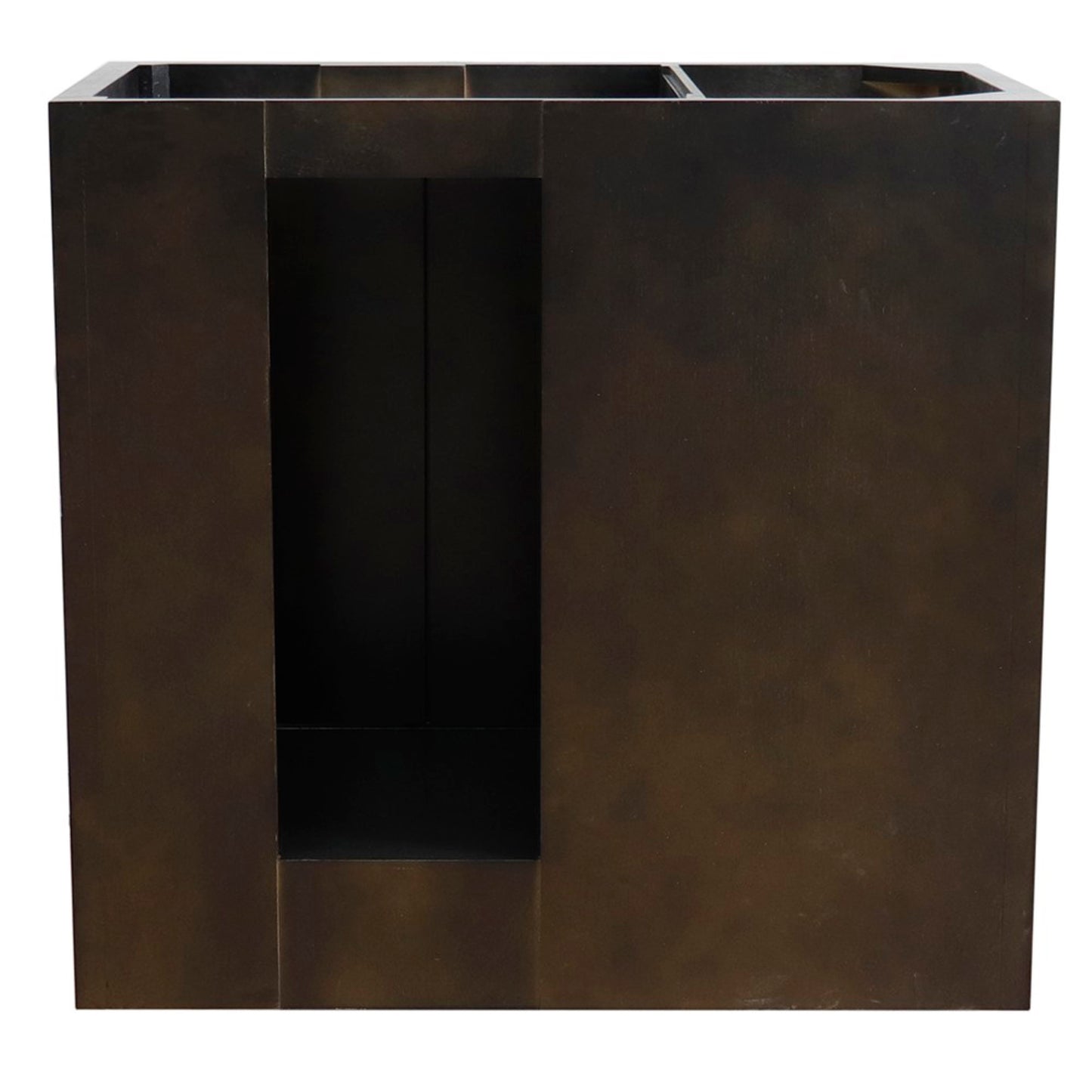 36" Single vanity in Brown Ash finish cabinet only Right doors