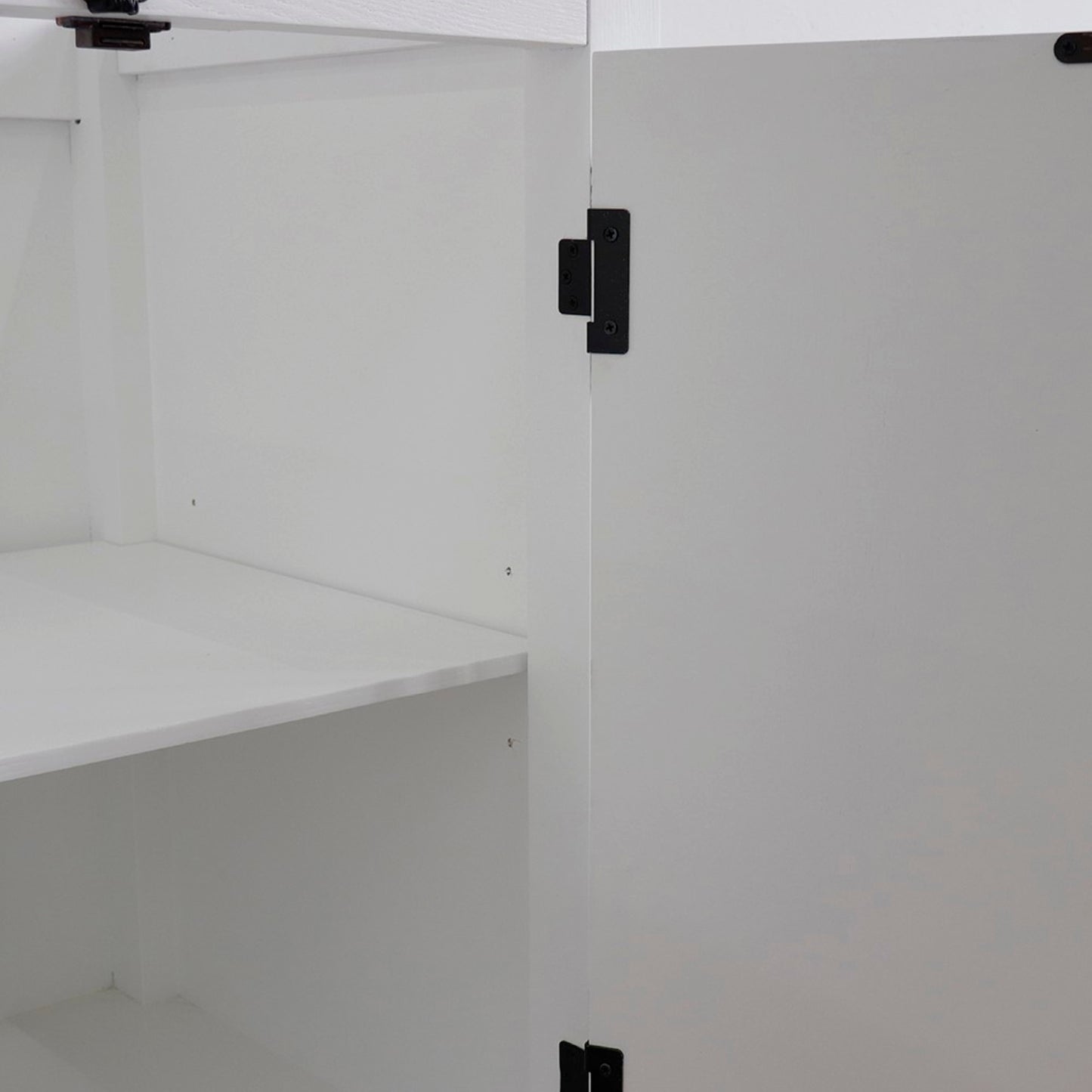 36" Single vanity in Glacier Ash finish cabinet only Right doors