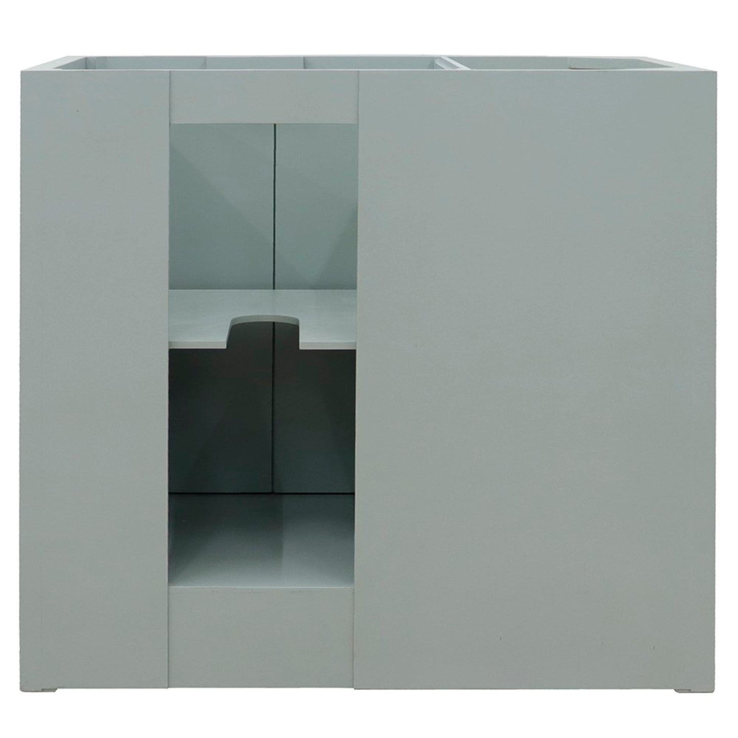 36" Single vanity in Gray Ash finish cabinet only Right doors