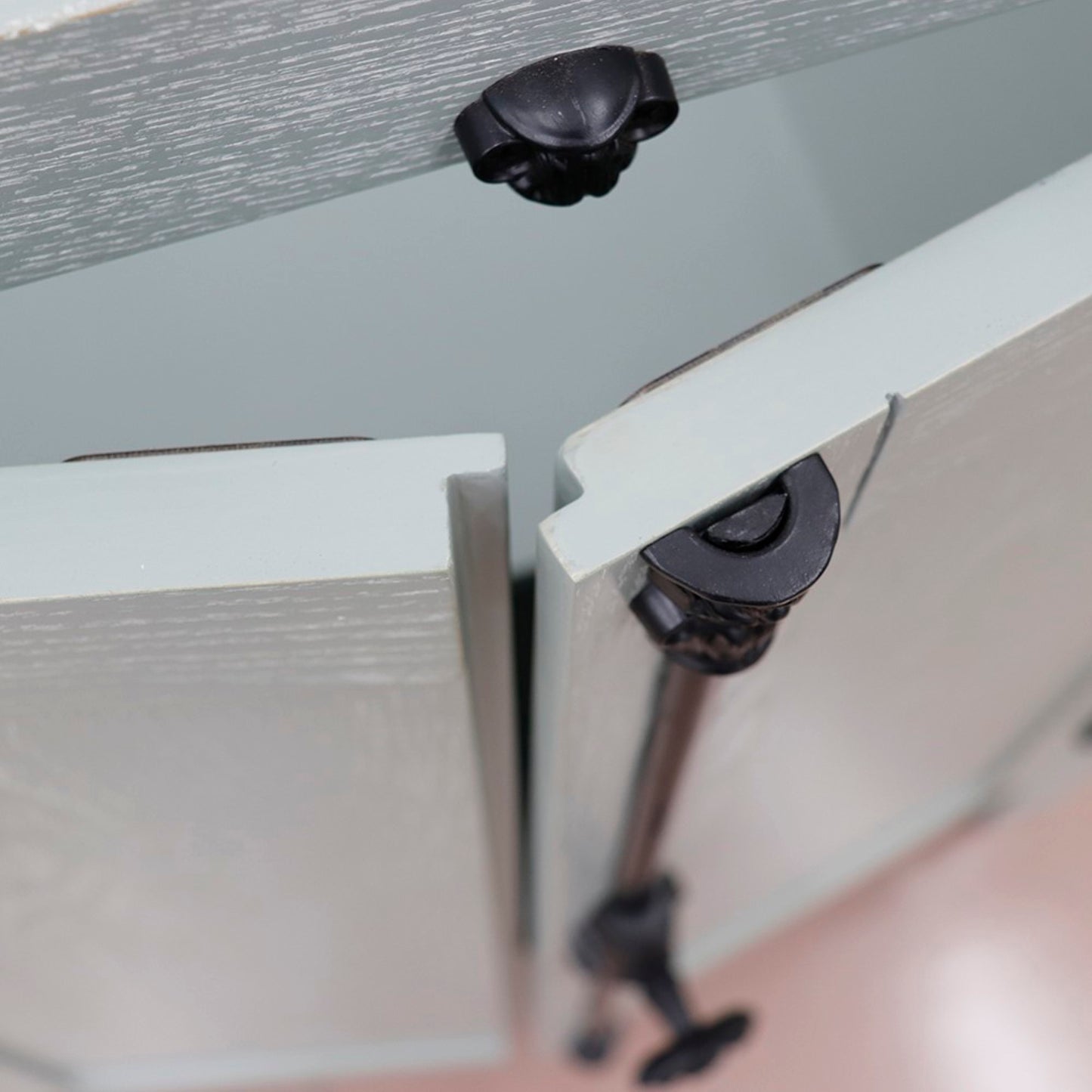 36" Single vanity in Gray Ash finish cabinet only Right doors