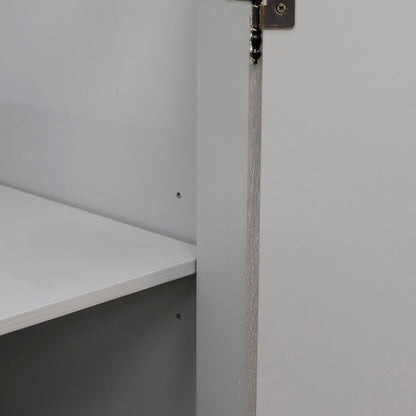 36" Single vanity in Gray Ash finish cabinet only Right doors