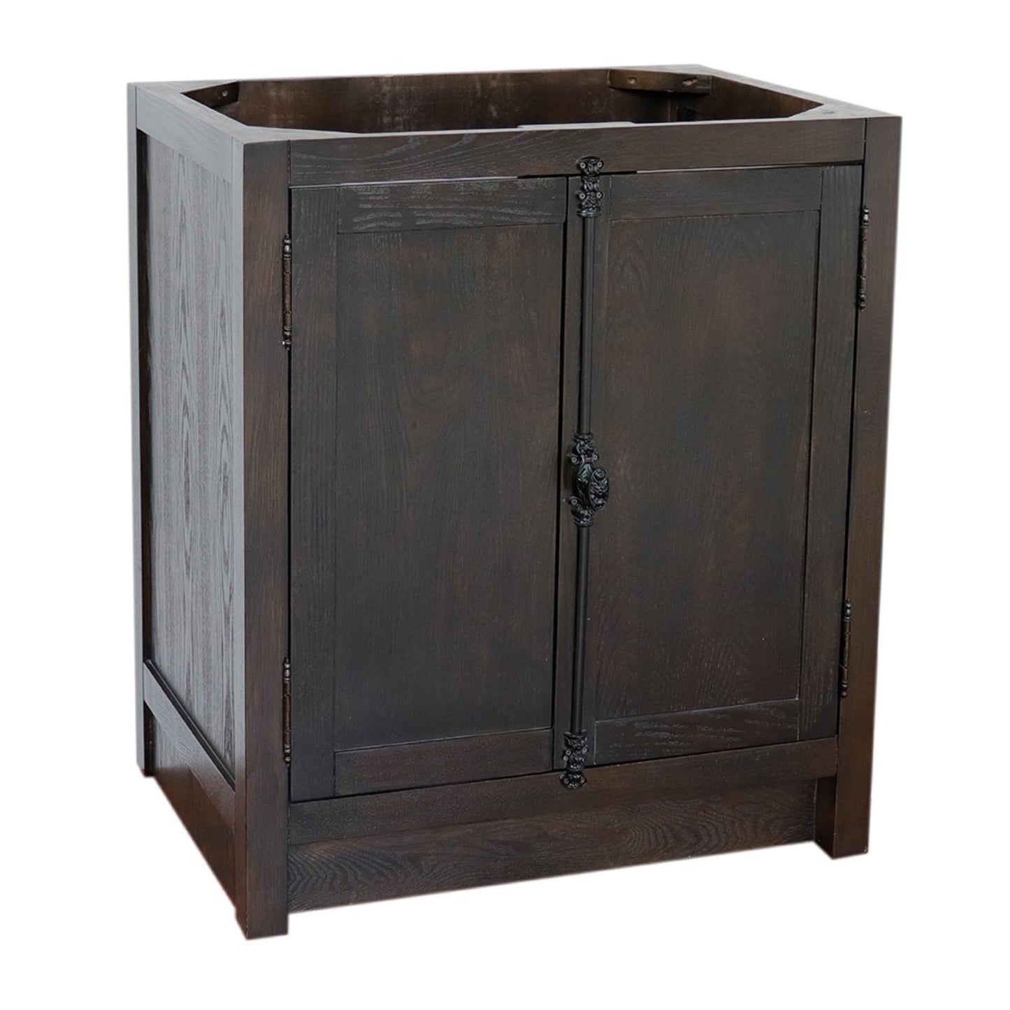 30" Single vanity in Brown Ash finish cabinet only