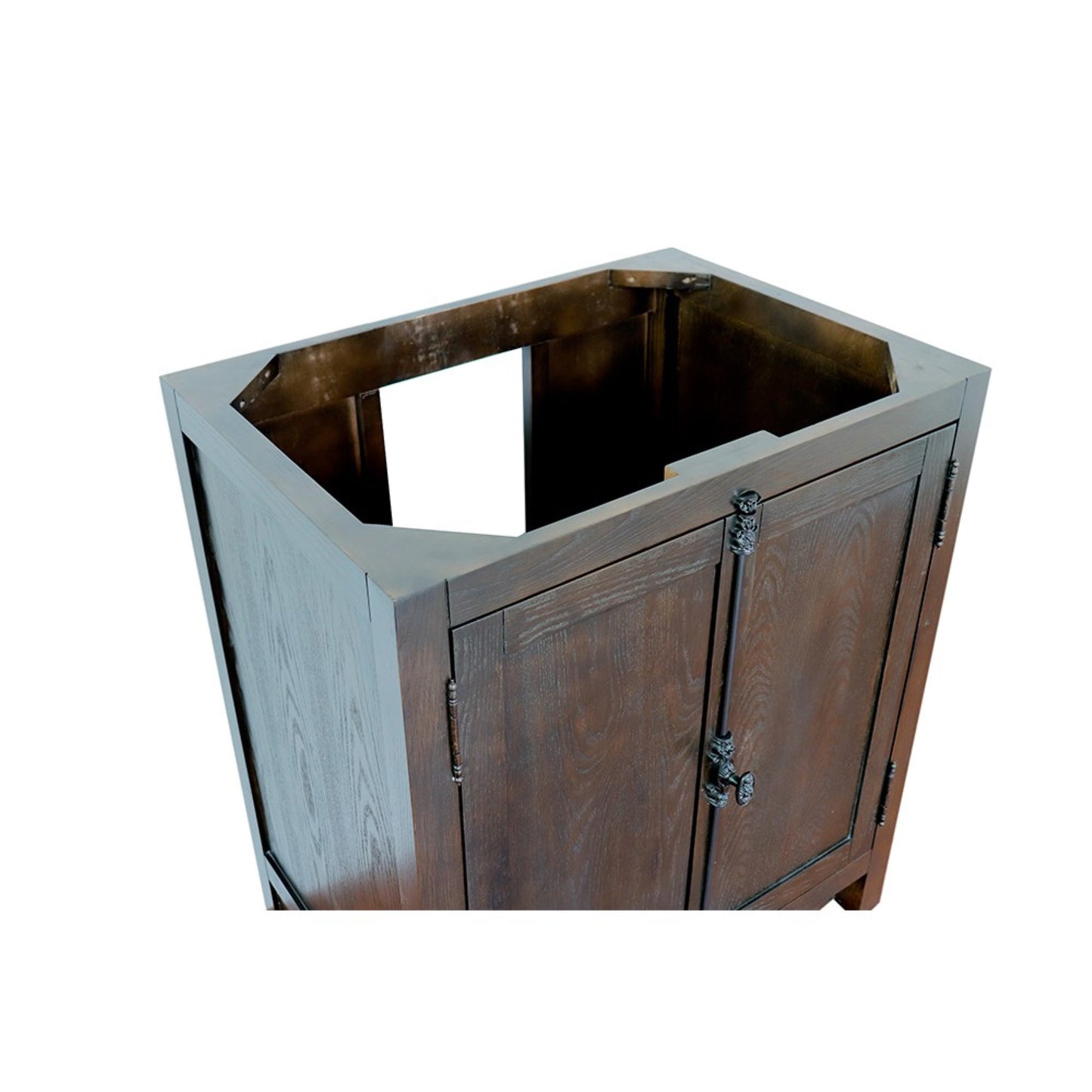 30" Single vanity in Brown Ash finish cabinet only