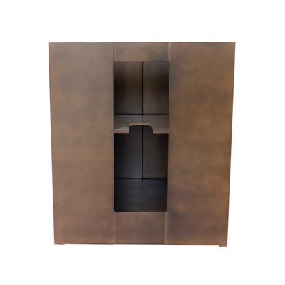 30" Single vanity in Brown Ash finish cabinet only