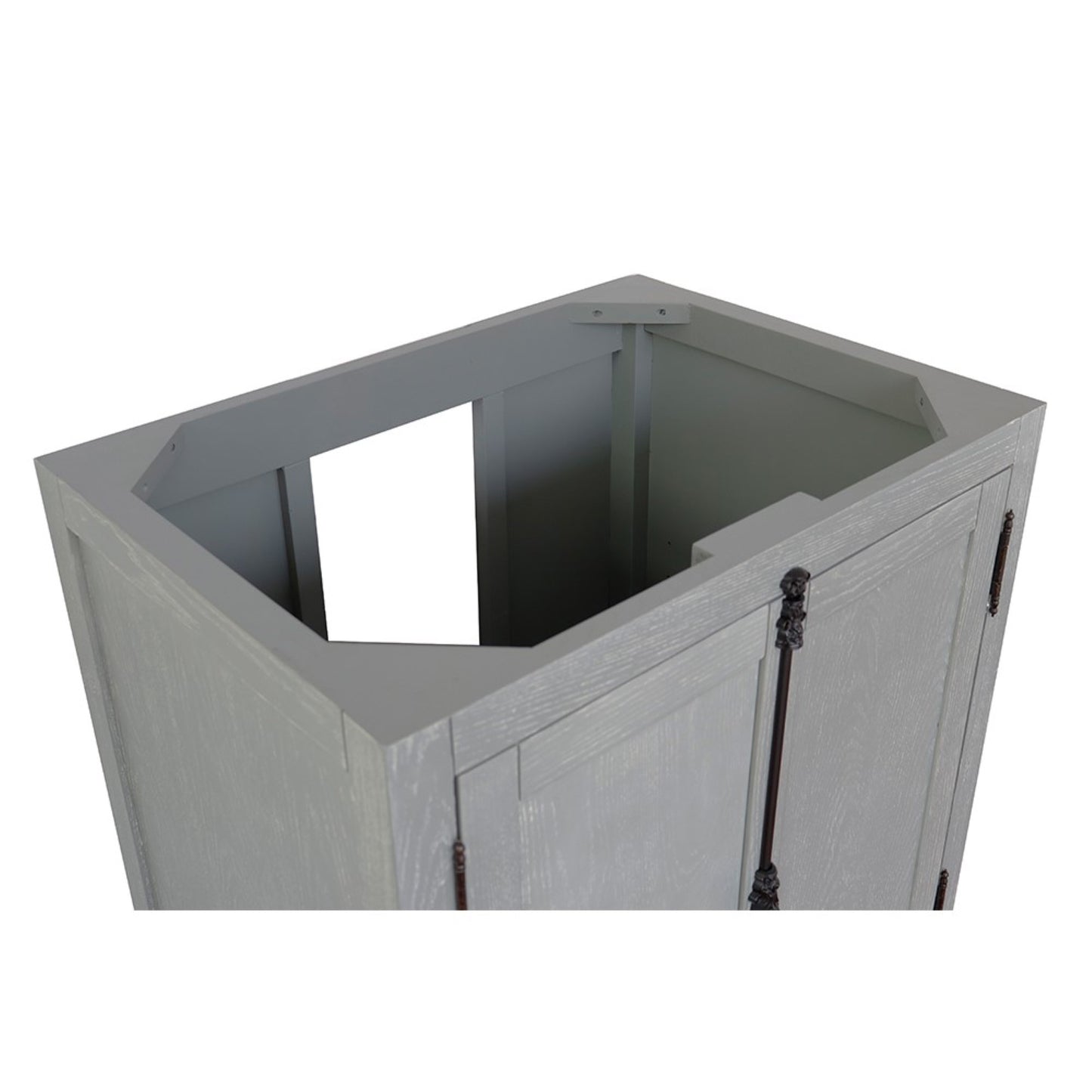 30" Single vanity in Gray Ash finish cabinet only