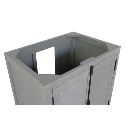 30" Single vanity in Gray Ash finish cabinet only