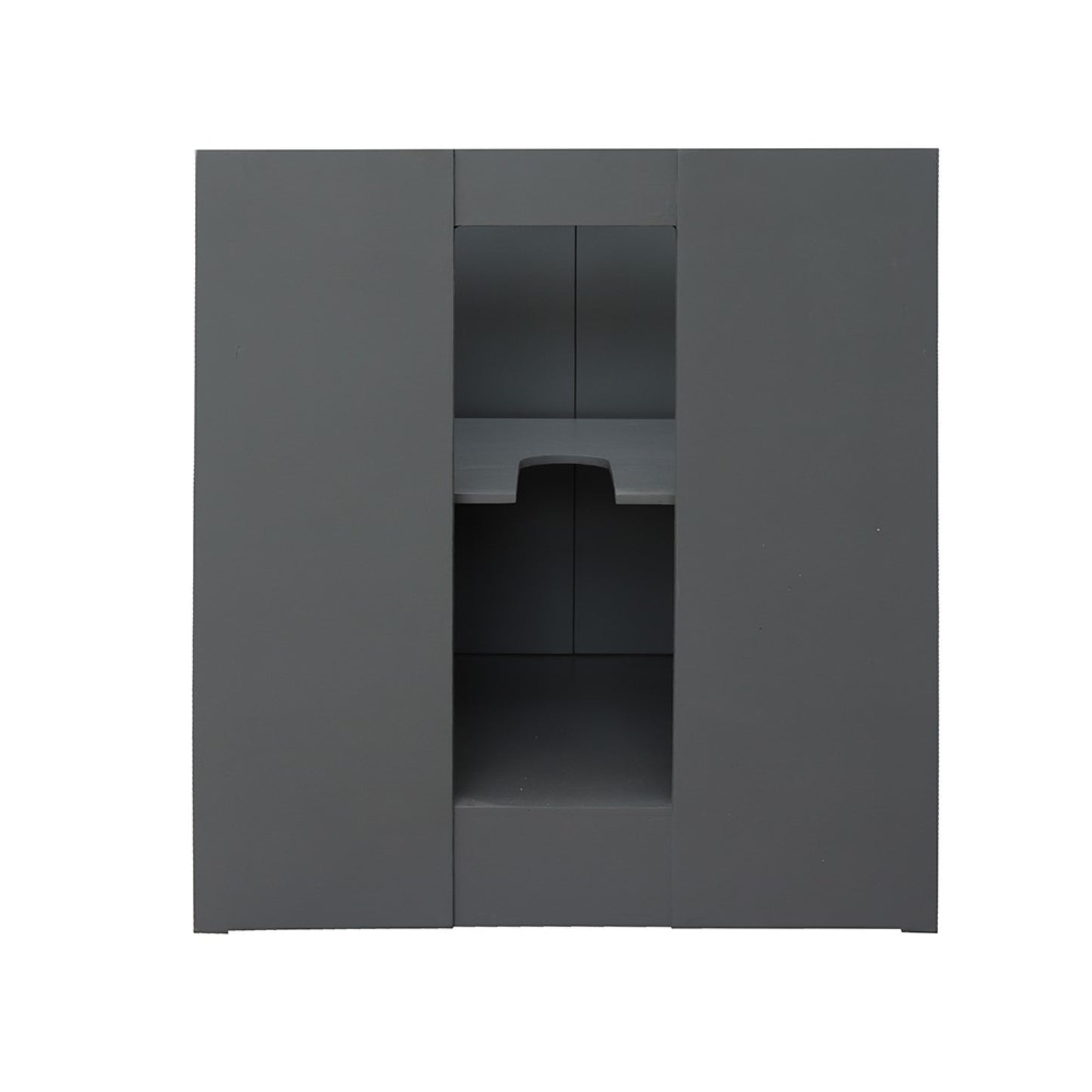30" Single vanity in Gray Ash finish cabinet only