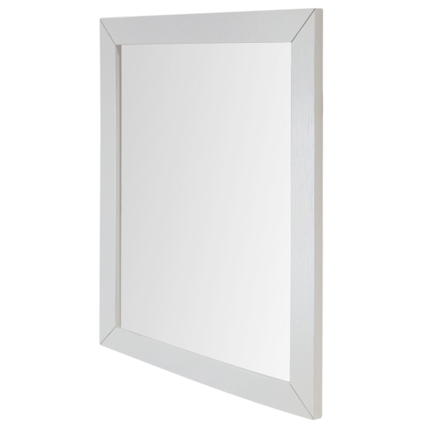 Wood Frame Mirror Glacier Ash Finish