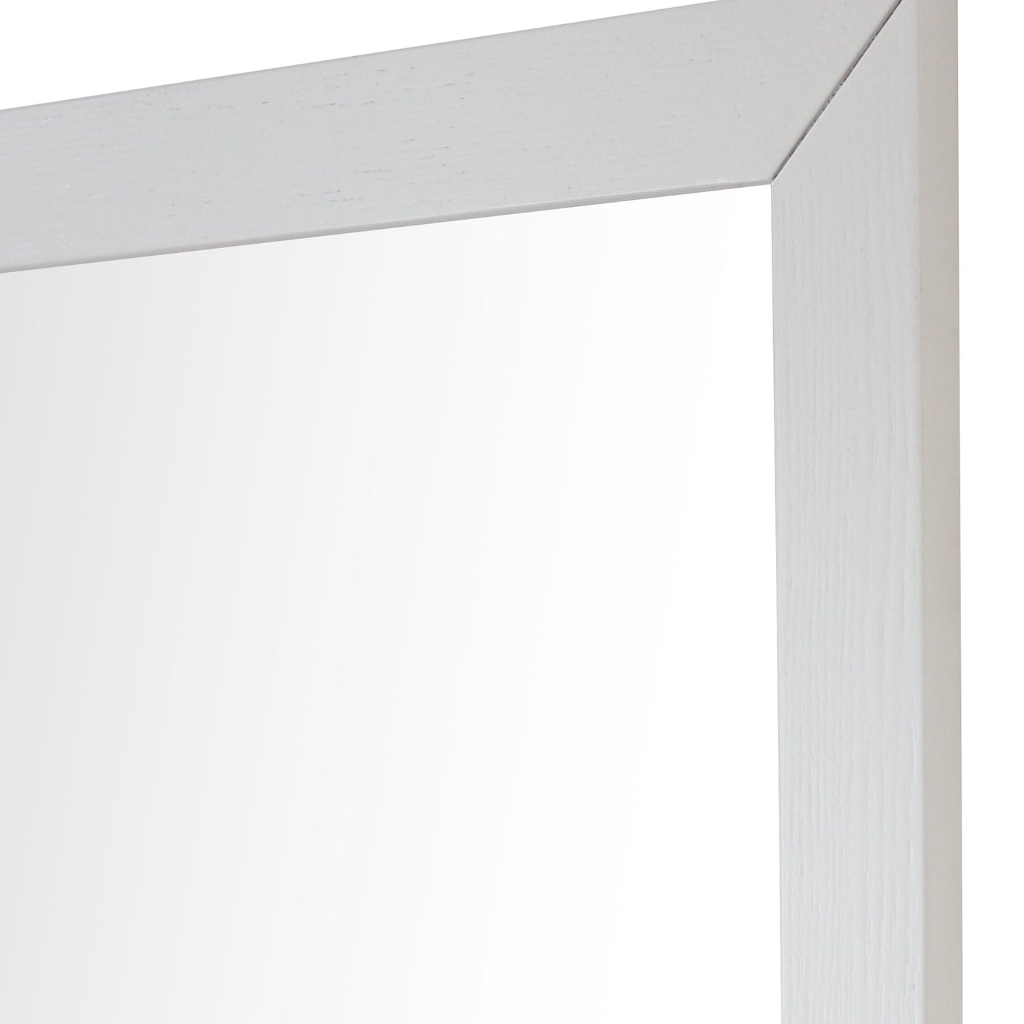 Wood Frame Mirror Glacier Ash Finish