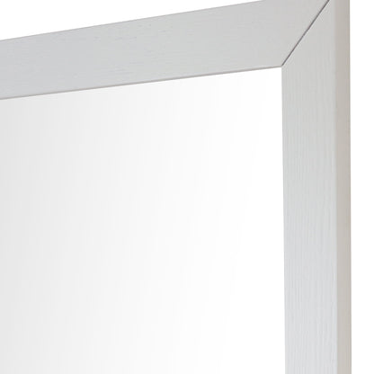Wood Frame Mirror Glacier Ash Finish
