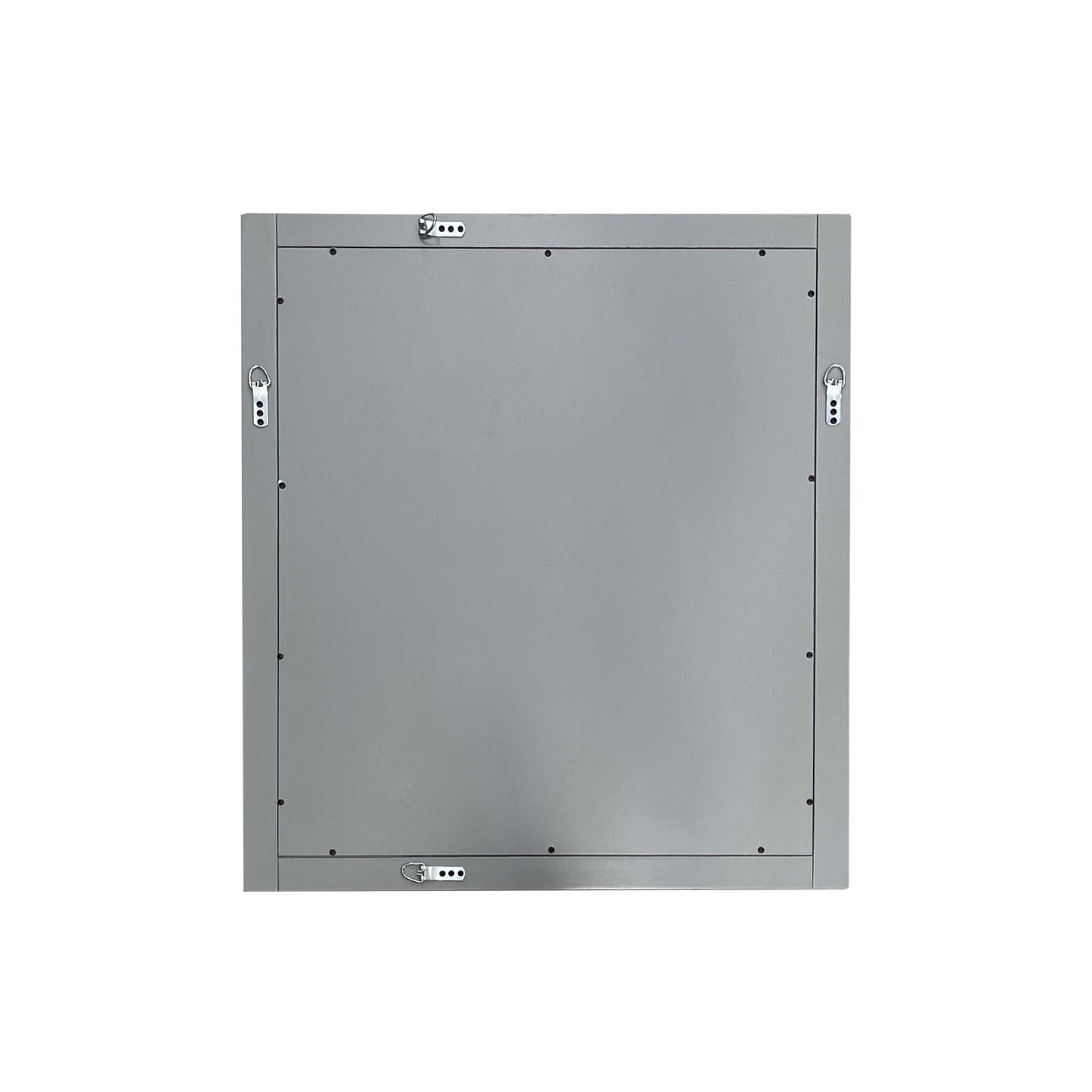 Wood Frame Mirror Gray Ash Finish