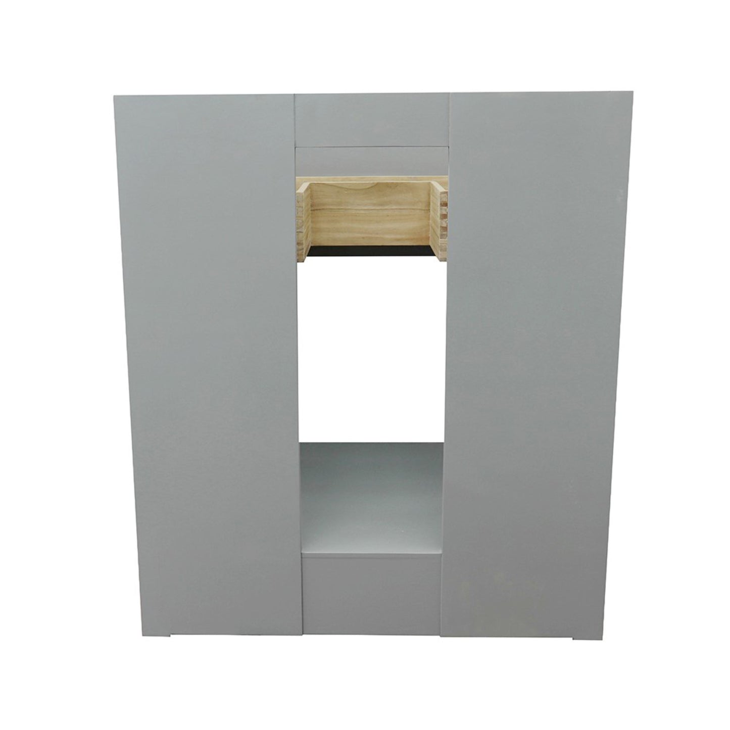 30" Single vanity in Gray Ash finish cabinet only