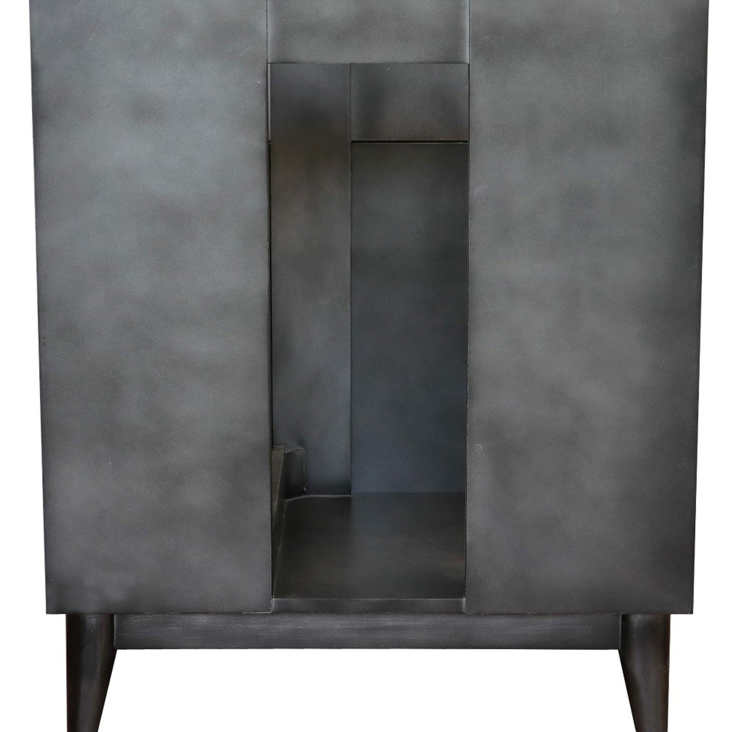 30" Single vanity in Silvery Brown finish cabinet only
