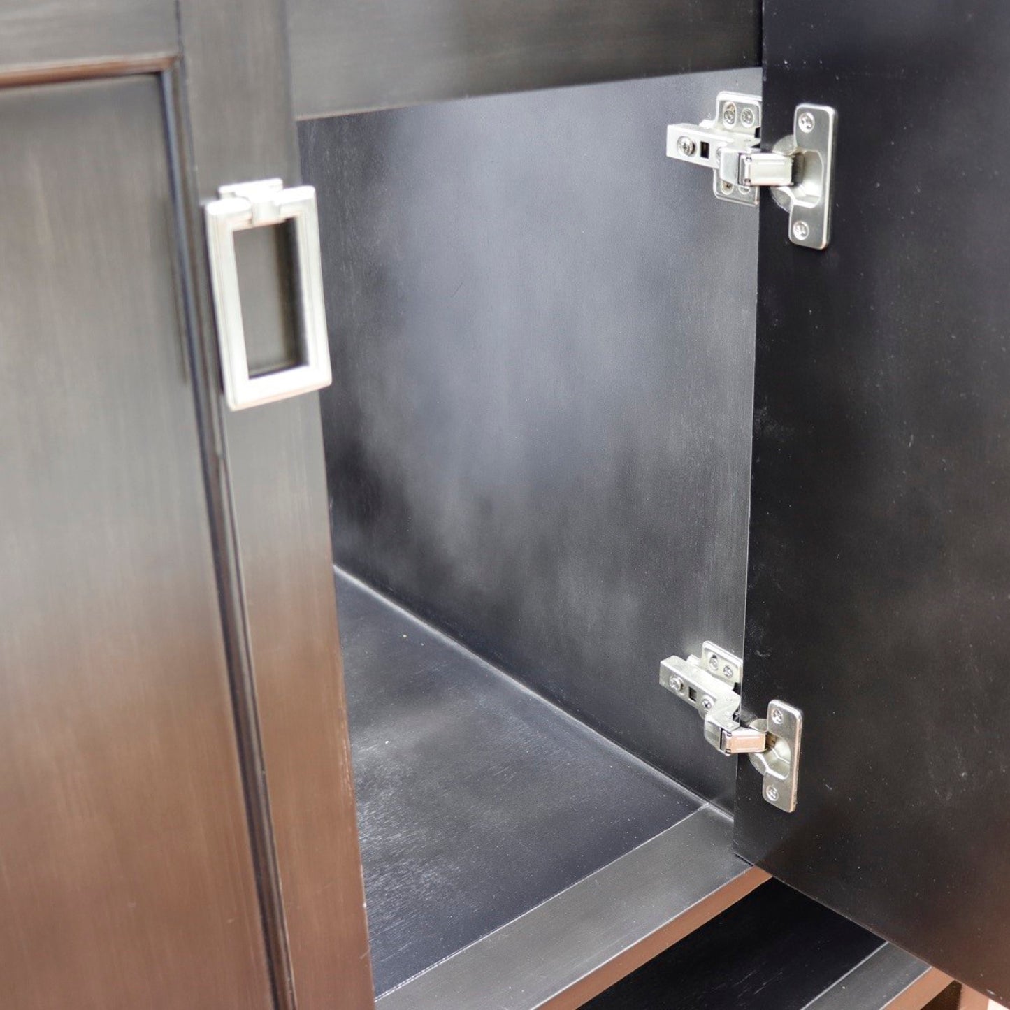 48" Single vanity in Silvery Brown finish cabinet only