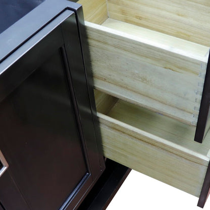 48" Single vanity in Silvery Brown finish cabinet only