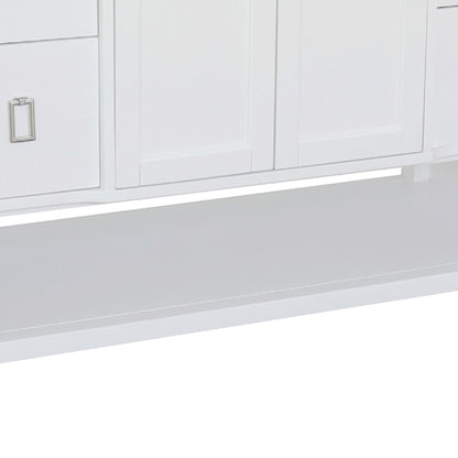 48" Single vanity in White finish cabinet only