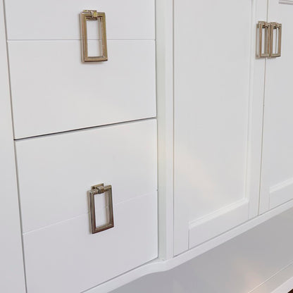 48" Single vanity in White finish cabinet only
