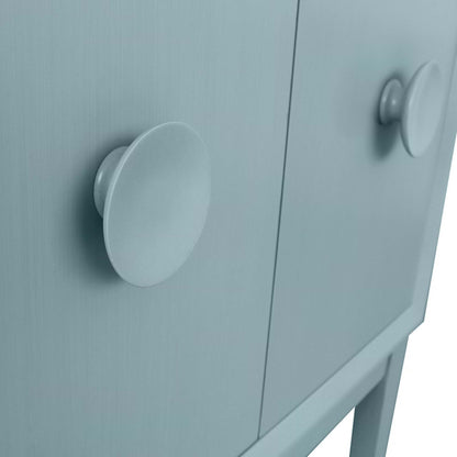 30" Single vanity in Aqua Blue finish cabinet only