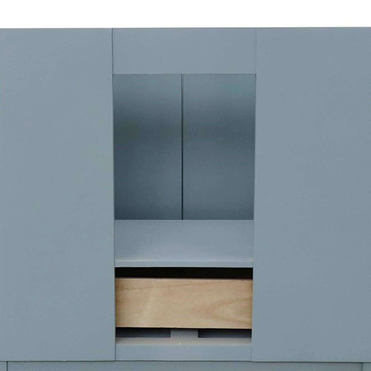 30" Single vanity in Aqua Blue finish cabinet only