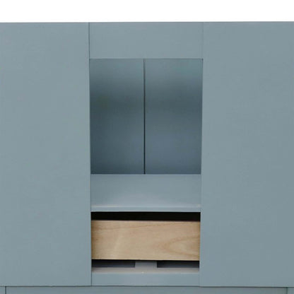 30" Single vanity in Aqua Blue finish cabinet only