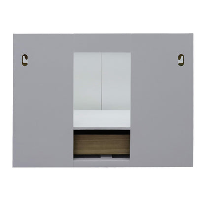 30" Single wall mount vanity in White finish cabinet only