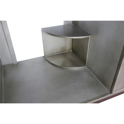 36" Single vanity in Linen Brown finish  cabinet only