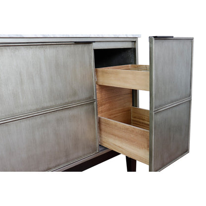 36" Single vanity in Linen Brown finish  cabinet only