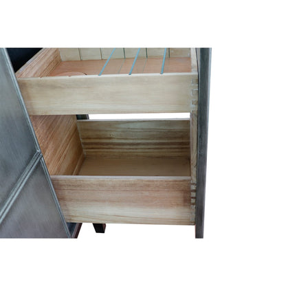36" Single vanity in Linen Brown finish  cabinet only