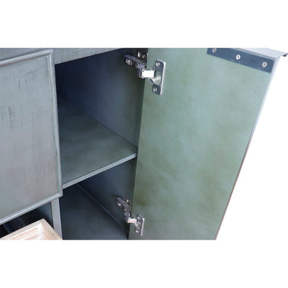 36" Single wall mount vanity in Linen Gray finish  cabinet only