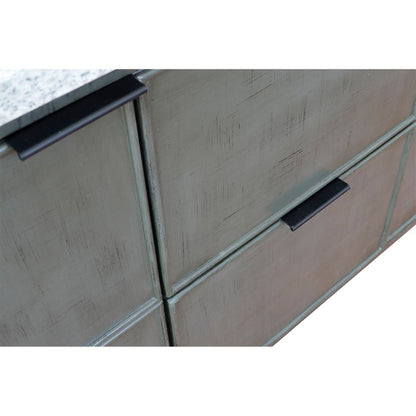 36" Single wall mount vanity in Linen Gray finish  cabinet only