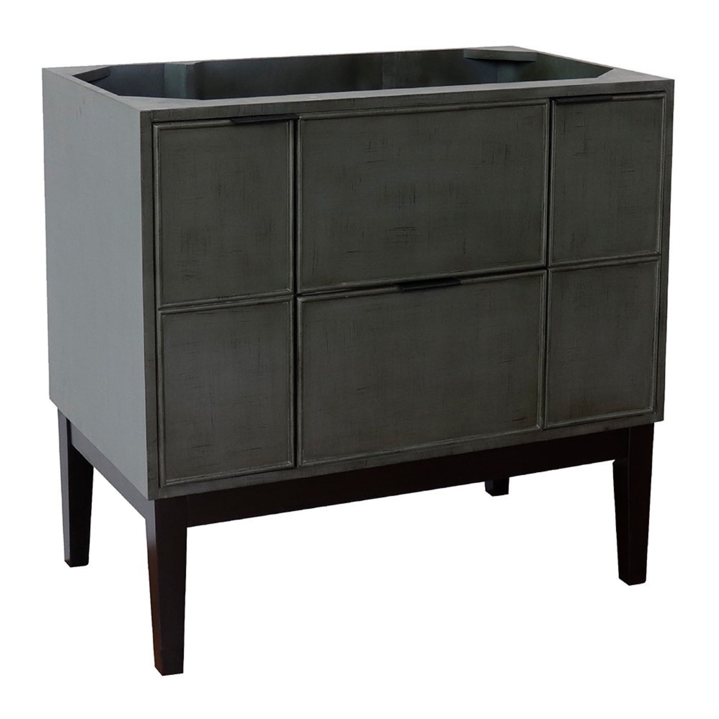 36" Single vanity in Linen Gray finish cabinet only