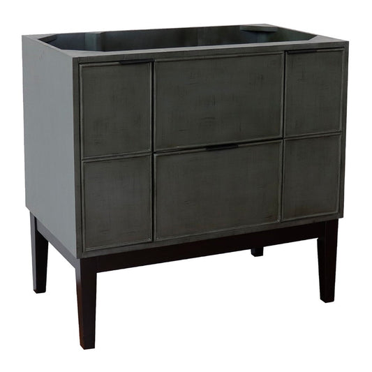 36" Single vanity in Linen Gray finish cabinet only