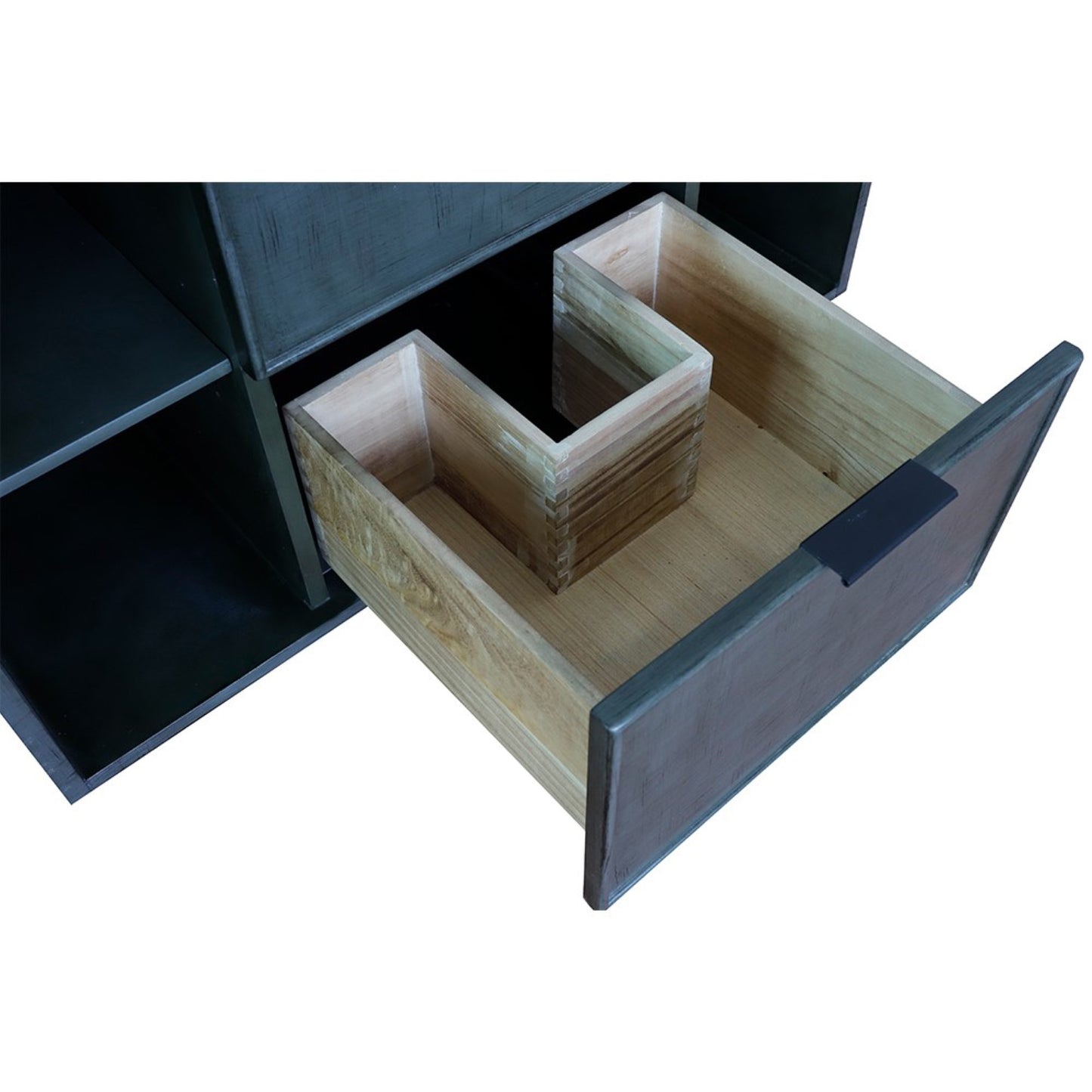 36" Single wall mount vanity in Linen Gray finish cabinet only