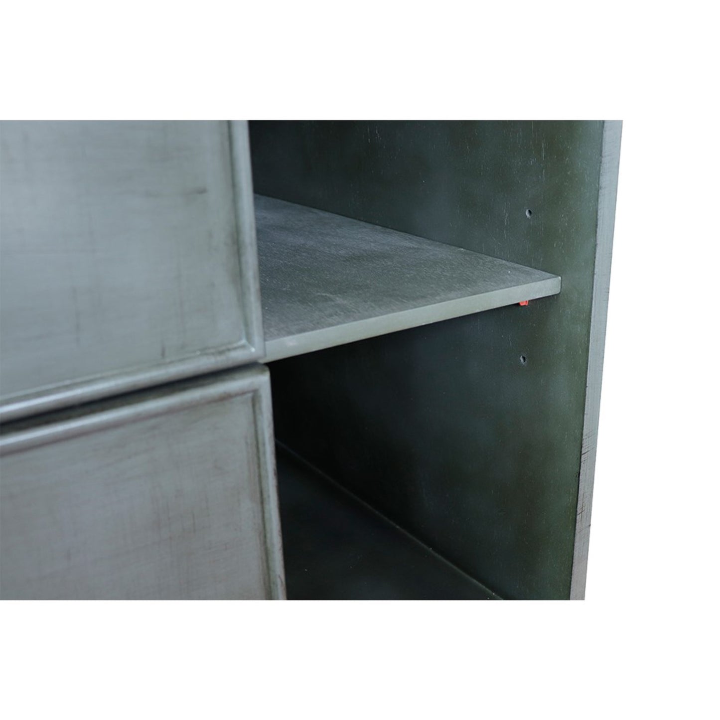 36" Single wall mount vanity in Linen Gray finish cabinet only