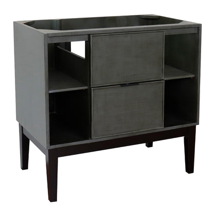 36" Single vanity in Linen Gray finish cabinet only